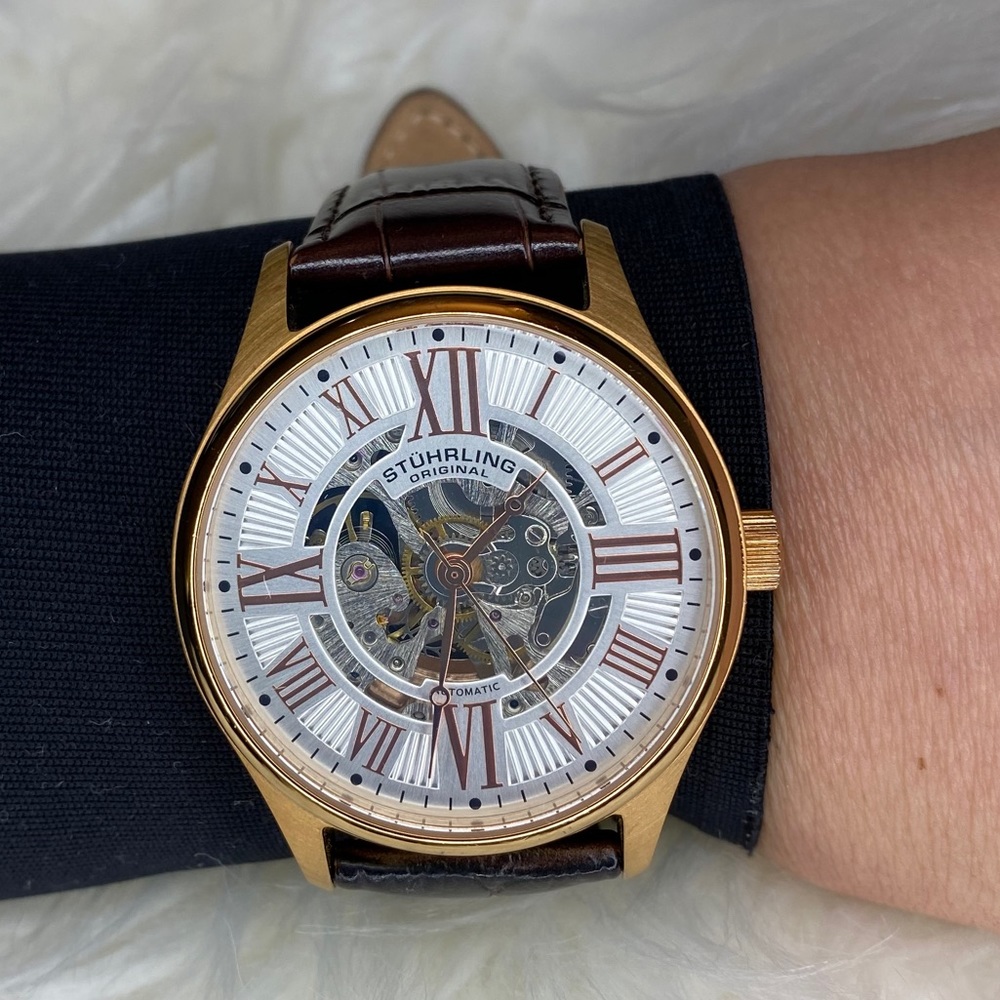 Men’s Sturhling Original Automatic Skeleton Watch